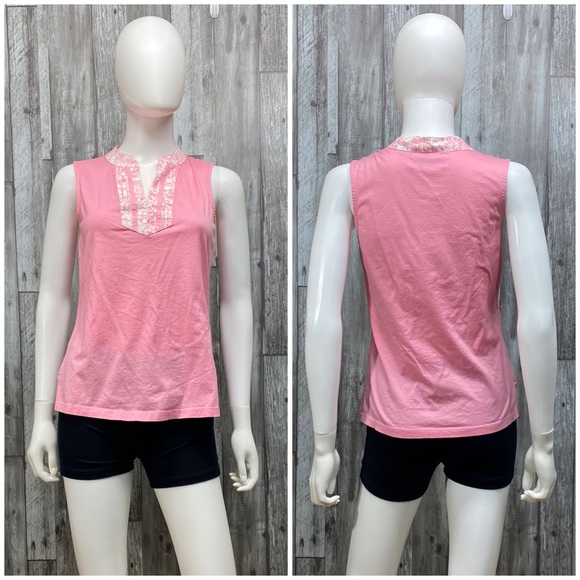 ⭐️Lilly Pulitzer Jubilee Collection Pink Sleeveless Top - Picture 3 of 6